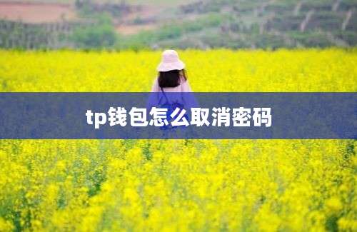 tp钱包怎么取消密码