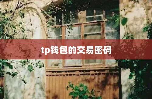 tp钱包的交易密码