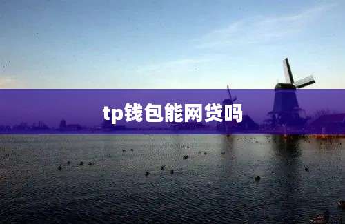 tp钱包能网贷吗