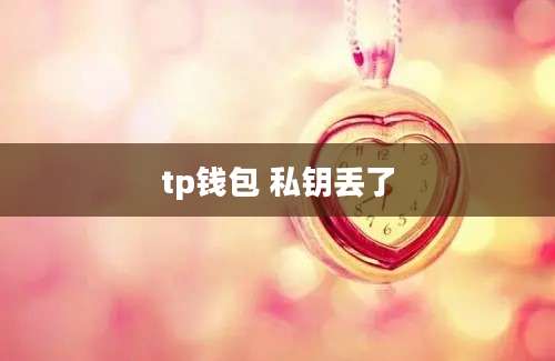 tp钱包 私钥丢了