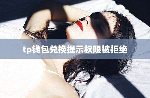 tp钱包兑换提示权限被拒绝