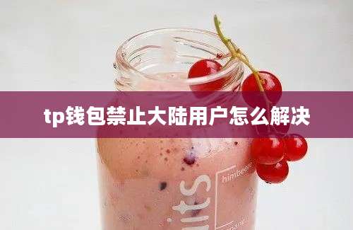 tp钱包禁止大陆用户怎么解决