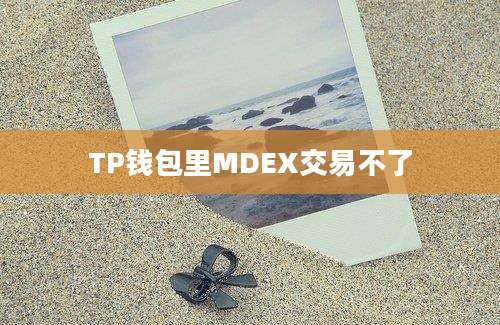 TP钱包里MDEX交易不了