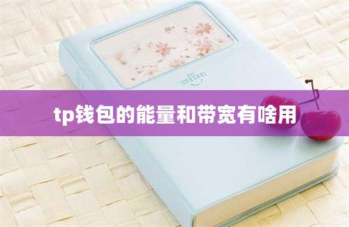 tp钱包的能量和带宽有啥用
