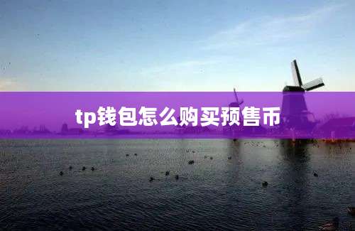 tp钱包怎么购买预售币