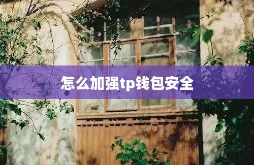 怎么加强tp钱包安全