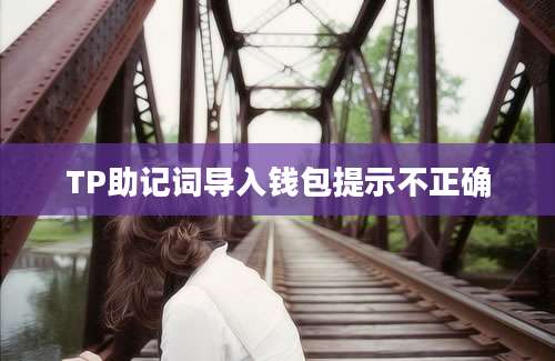 TP助记词导入钱包提示不正确