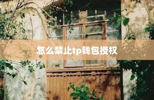 怎么禁止tp钱包授权