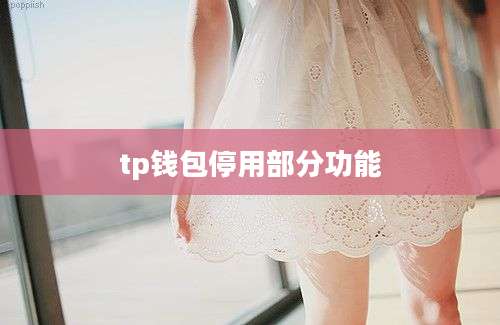 tp钱包停用部分功能