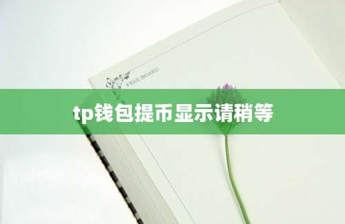 tp钱包提币显示请稍等