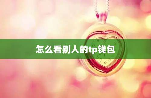 怎么看别人的tp钱包