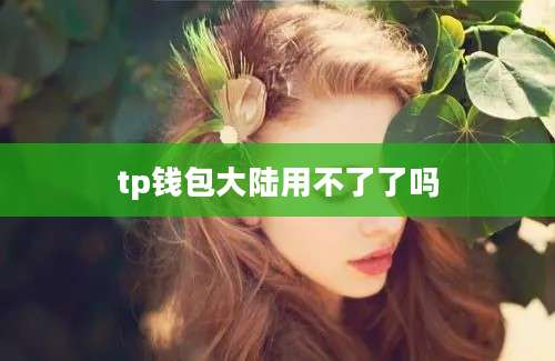 tp钱包大陆用不了了吗