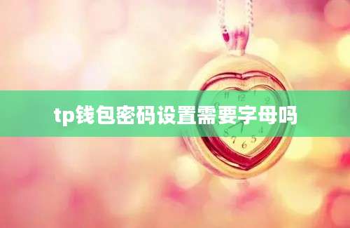 tp钱包密码设置需要字母吗