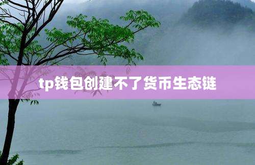 tp钱包创建不了货币生态链