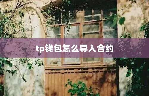 tp钱包怎么导入合约