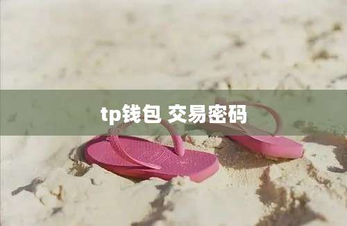 tp钱包 交易密码